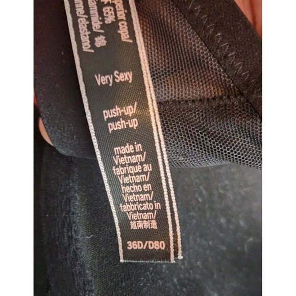 Victoria's Secret Very Sexy Push-Up Bra Underwire Padded Tiger Face 36D - Picture 6 of 6